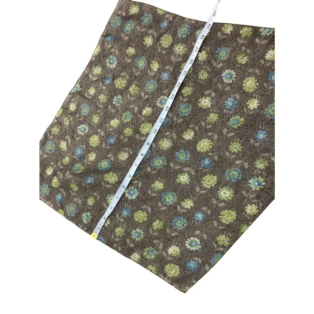 Cottage Black Dainty Floralcore Bloom Hair Piece  Head Scarf